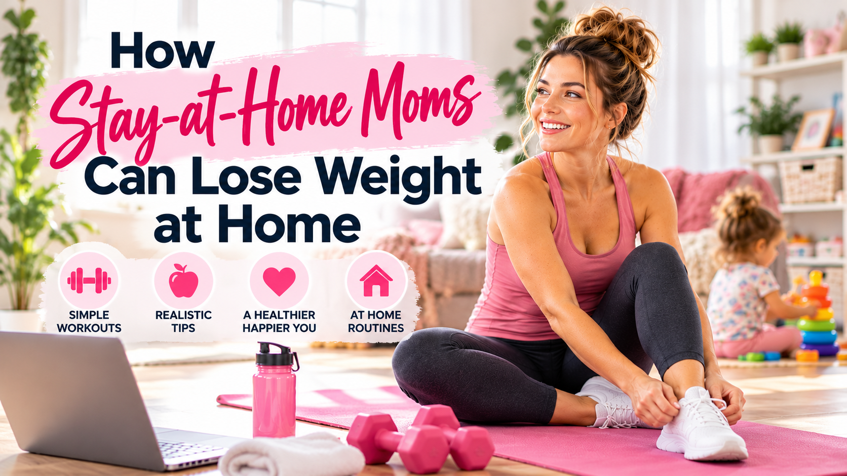 How Stay-at-Home Moms Can Lose Weight at Home