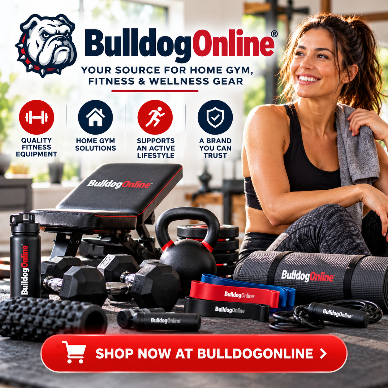 BulldogOnline home gym essentials and fitness equipment
