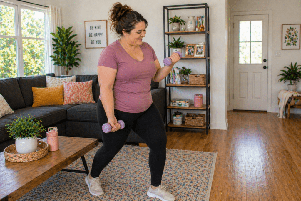 simple daily routine for moms to get back in shape