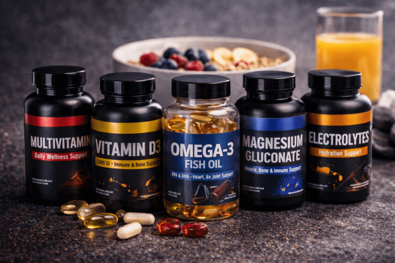 health and fitness supplements