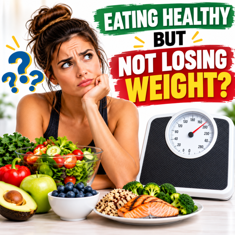eating healthy not losing weight