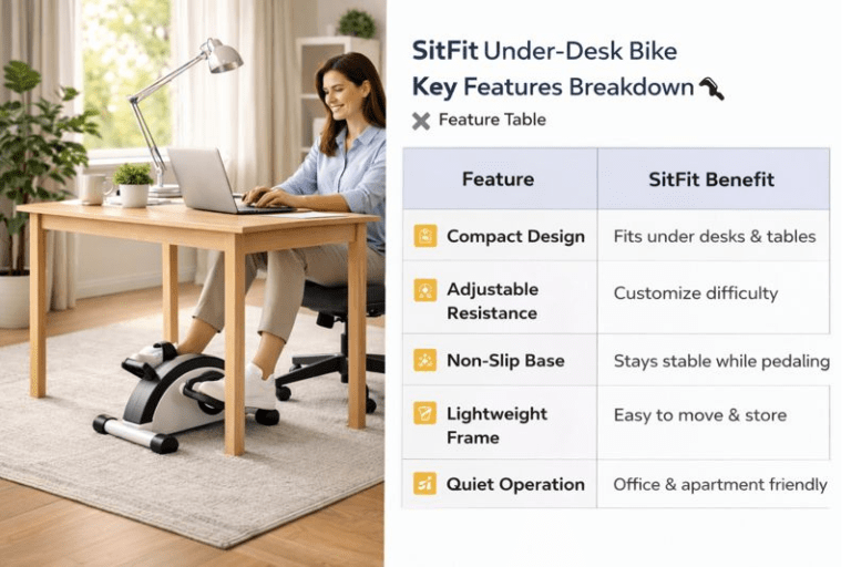 sit fit under desk pedal exerciser