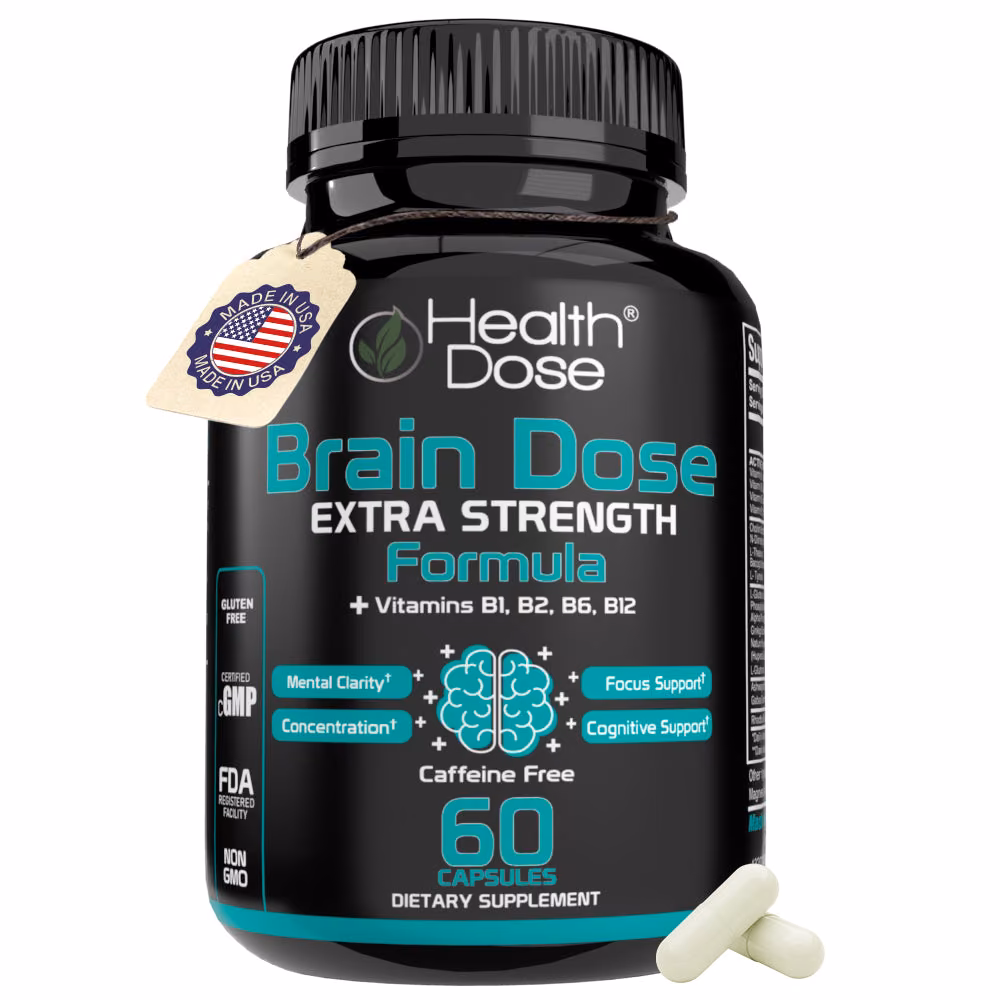 HealthDose Brain Dose product bottle